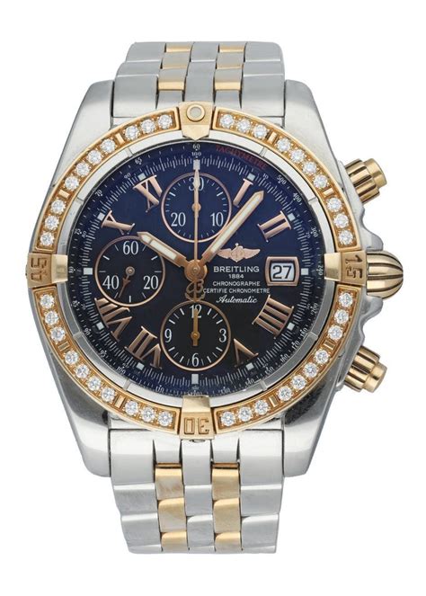 breitling chronomat evolution for sale|breitling chronomat evolution diamond bezel.